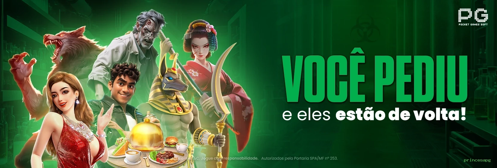 Aplicativo móvel princesapg para iOS e Android